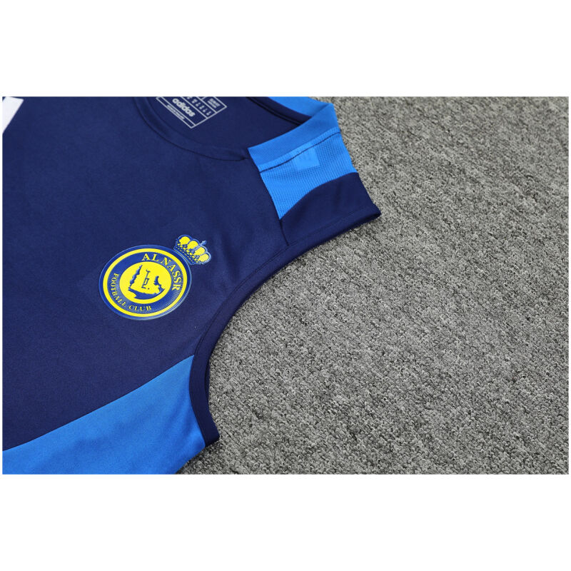 Mens Riyadh Al-Nassr Singlet Training Suit Blue 2024/25