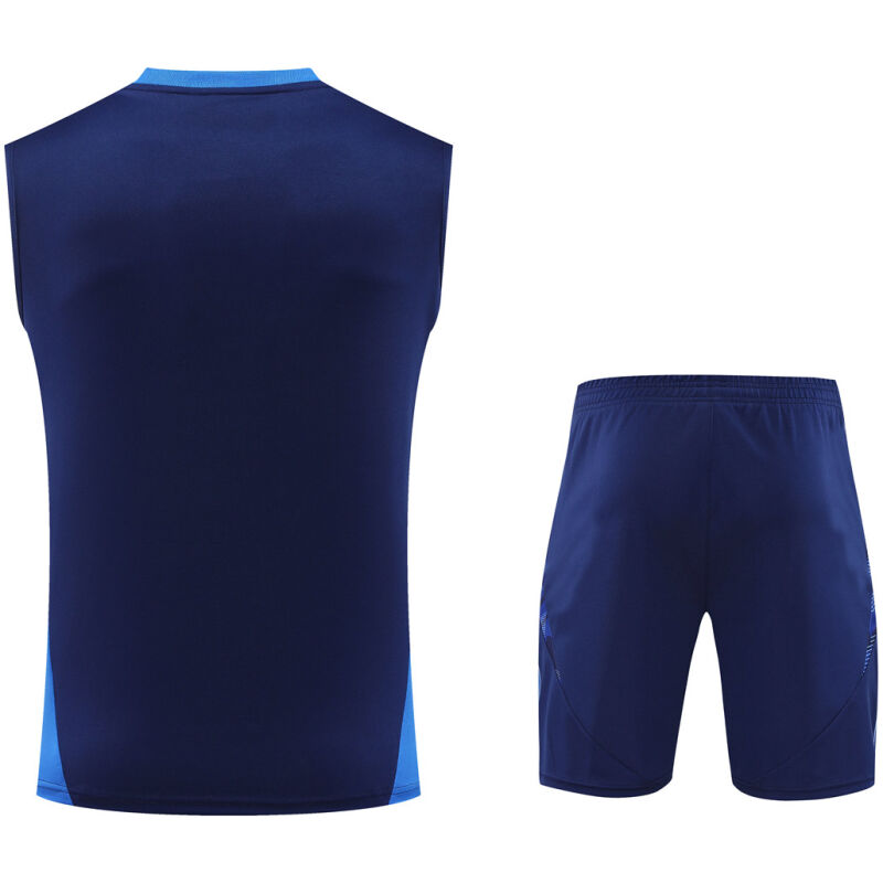 Mens Riyadh Al-Nassr Singlet Training Suit Blue 2024/25