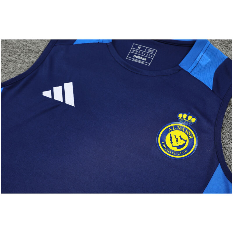 Mens Riyadh Al-Nassr Singlet Training Suit Blue 2024/25