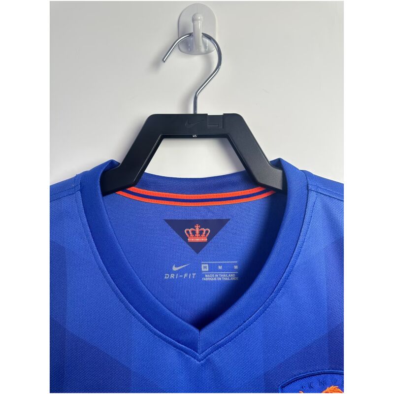 Mens Netherlands Retro Away Jersey 2014