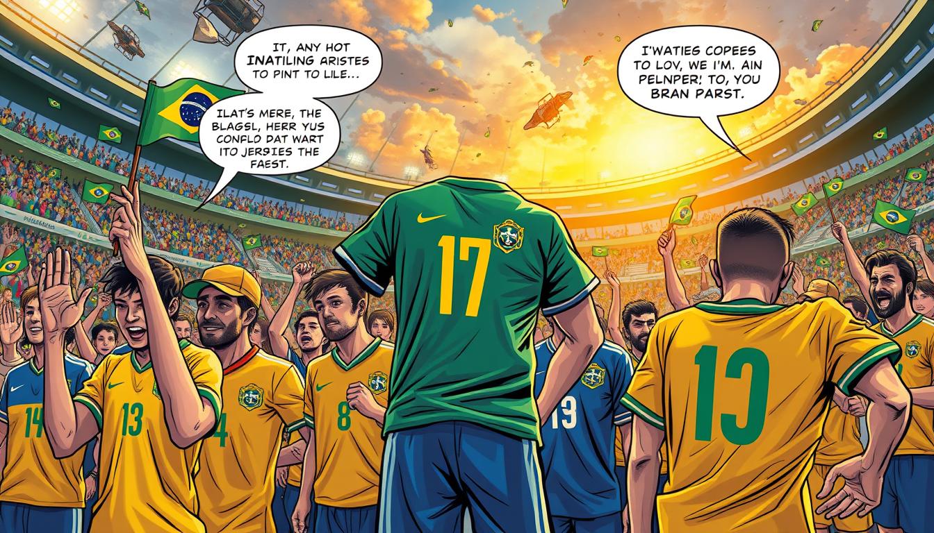 Kritiek op Braziliaanse voetbalshirts en reacties van fans