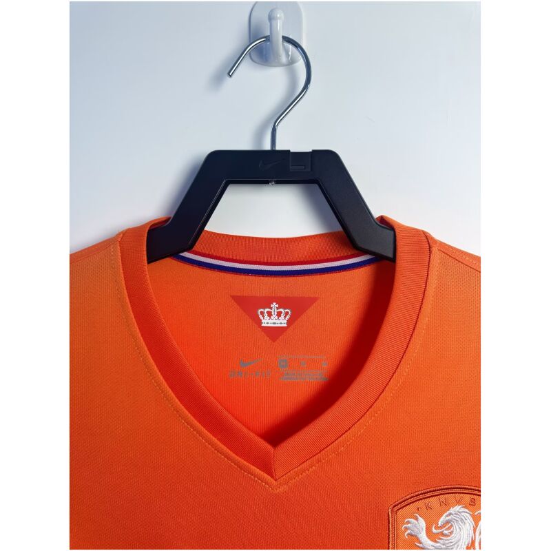 Mens Netherlands Retro Home Jersey 2014