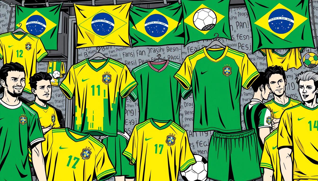 brazil soccer merchandise