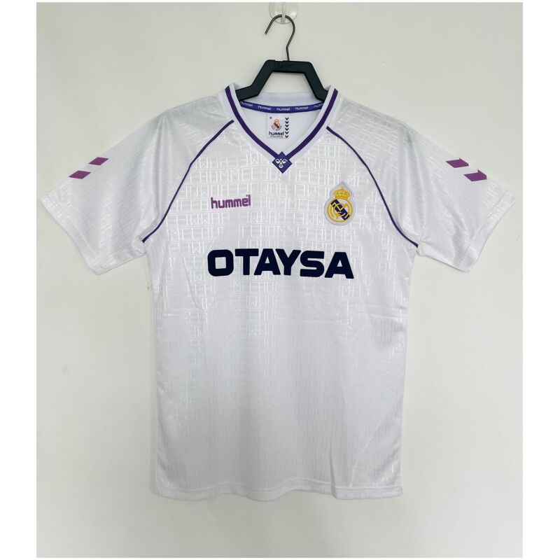 Mens Real Madrid Retro Home Jersey 1990/92