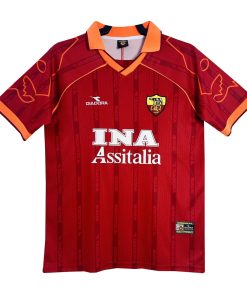 Mens Roma Retro Home Jersey 1999/2000