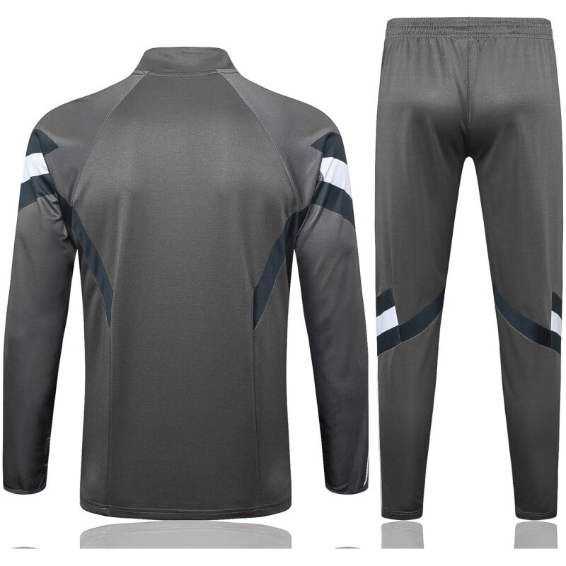 Mens Real Madrid Training Suit Grey 2024/25