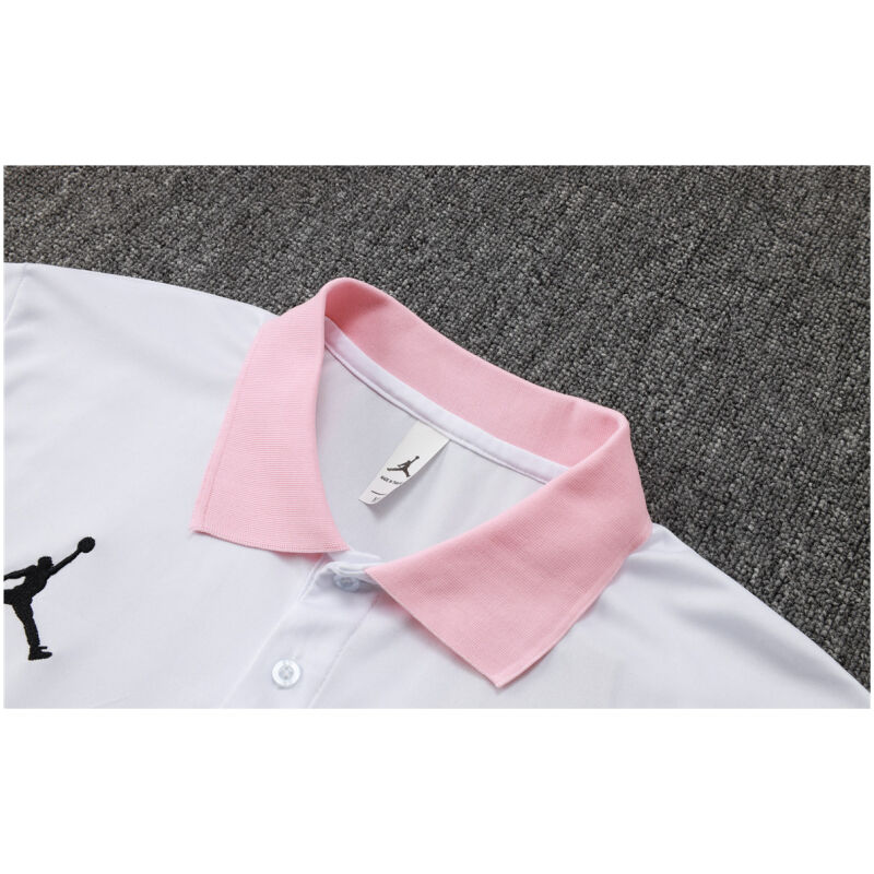 Mens PSG x Jordan Polo Shirt White 2024/25