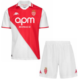 Kids AS Monaco Home Jersey 2024/25