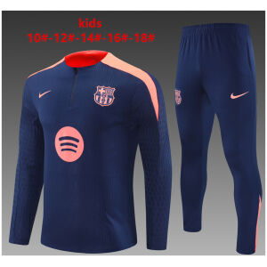 Kids Barcelona Training Suit Navy 2024/25