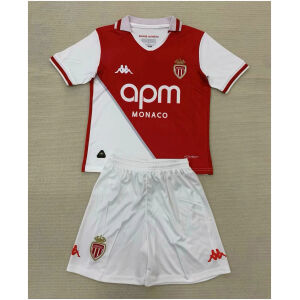 Kids AS Monaco Home Jersey 2024/25