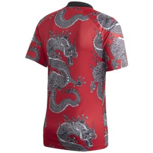 Mens Manchester United Retro 2020 Chinese New Year Special Red Jersey